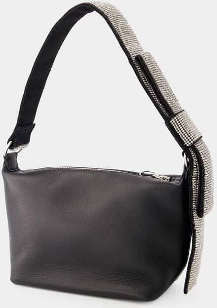 Kara Shoppers Hobo Bow Bag Leather Black in zwart - Foto 4