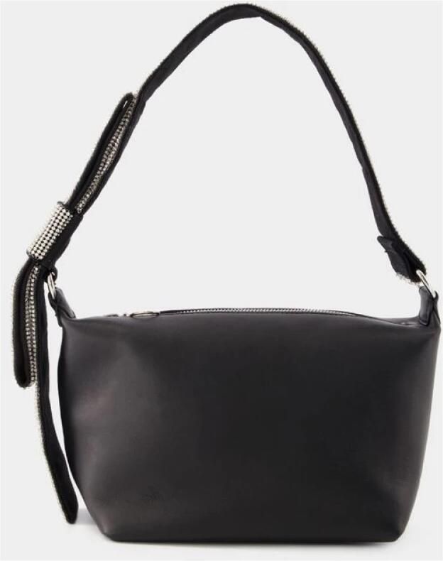 Kara Shoppers Hobo Bow Bag Leather Black in zwart - Foto 3