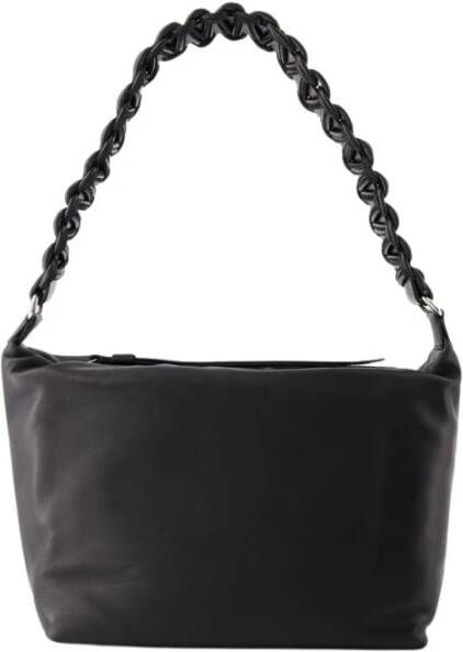 Kara Hobo bags Hobo Lattice Xl Bag Leather Black in zwart