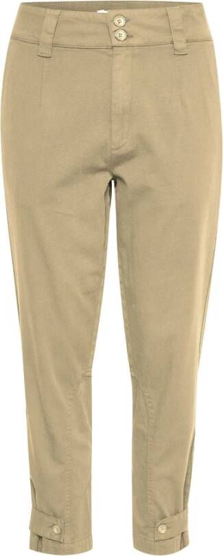 Karen by Simonsen Bijgesneden jeans Beige Dames