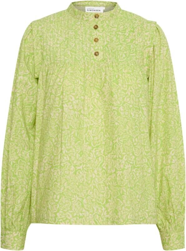 Karen by Simonsen Blouses Groen Dames