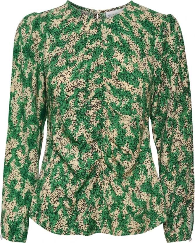 Karen by Simonsen Blouses Groen Dames