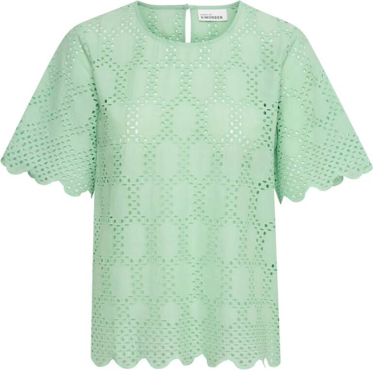 Karen by Simonsen Blouses Groen Dames