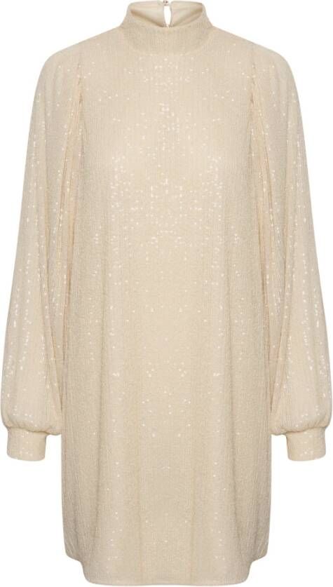 Karen by Simonsen Jurken Beige Dames