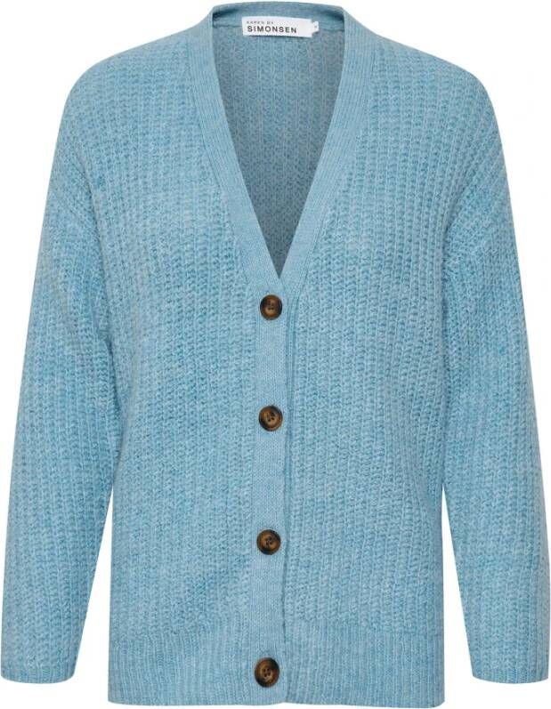 Karen by Simonsen Vesten Blauw Dames