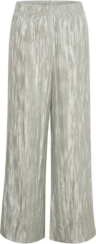 Karen by Simonsen Wide Trousers Grijs Dames