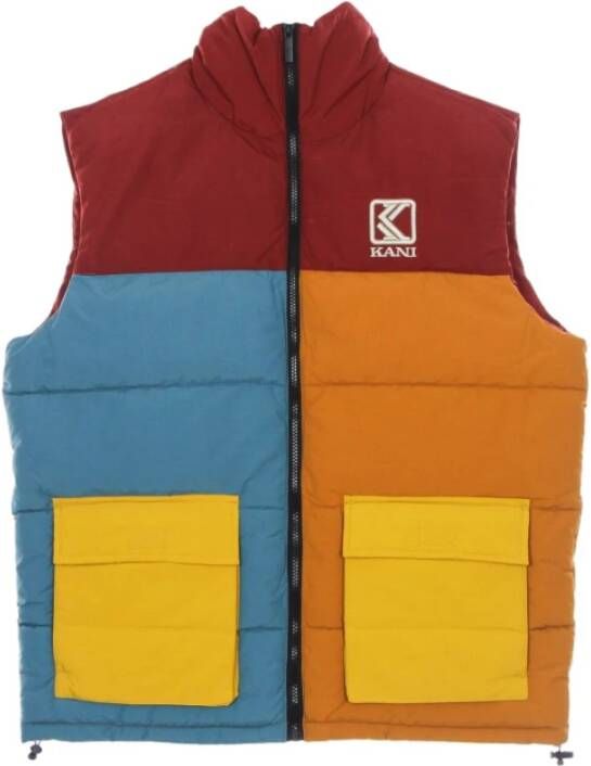 Karl Kani Blokkegeploekvest Blauw Heren