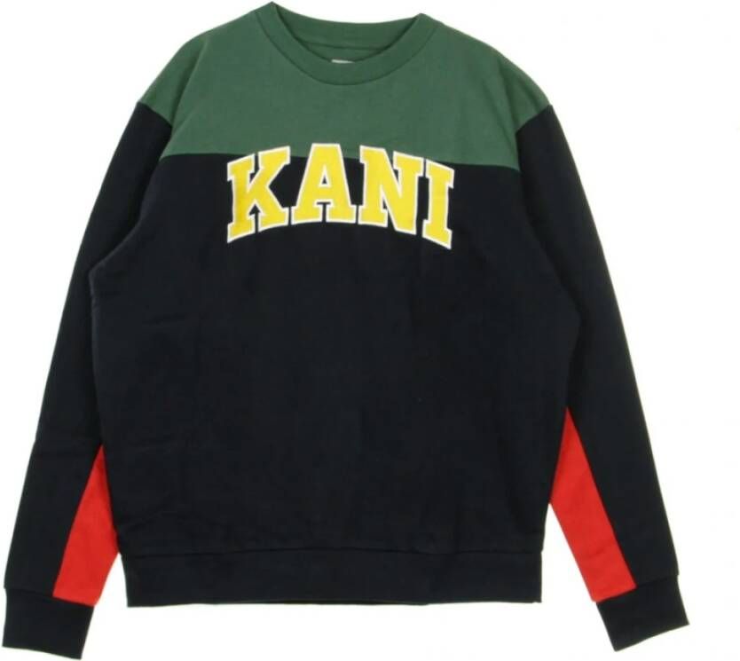 Karl Kani College Block High Sweatshirt Groen Heren
