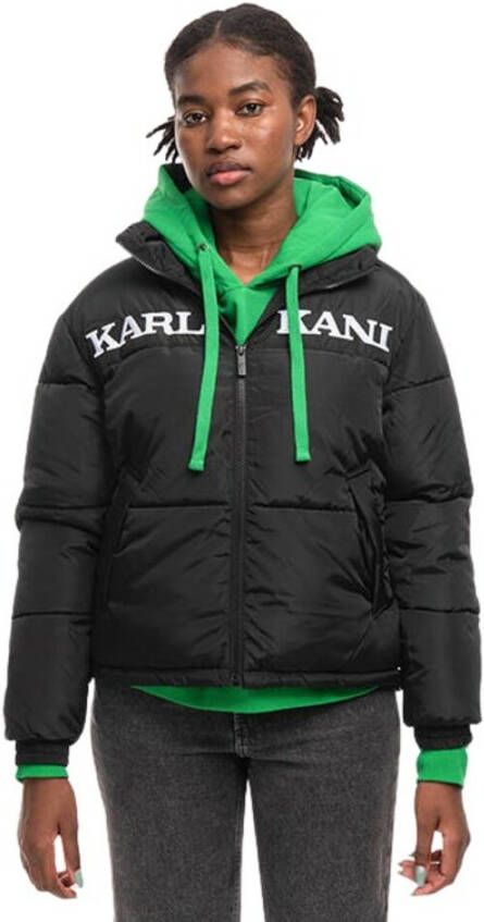 Karl Kani Retro Essential Puffer Jacket Pufferjassen Kleding black maat: XL beschikbare maaten:XS S M L XL