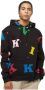 Karl Kani Retro Logo Hoodie Zwart Multi Black Heren - Thumbnail 1