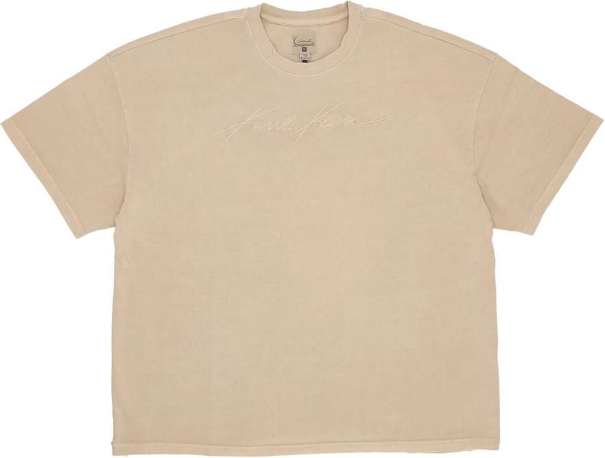 Karl Kani Geborduurd Logo Box Tee Beige Heren - Foto 2