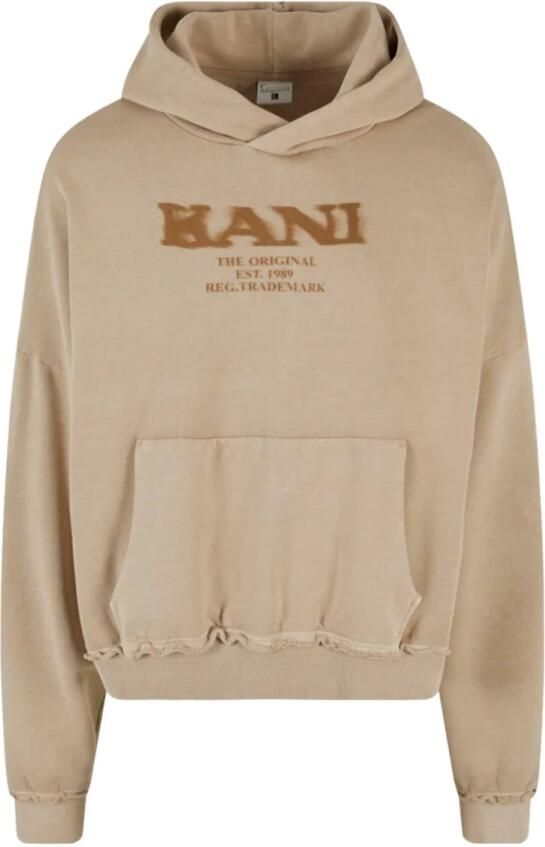 Karl Kani Katoenen Gebreide Truien en Sweaters Beige Heren