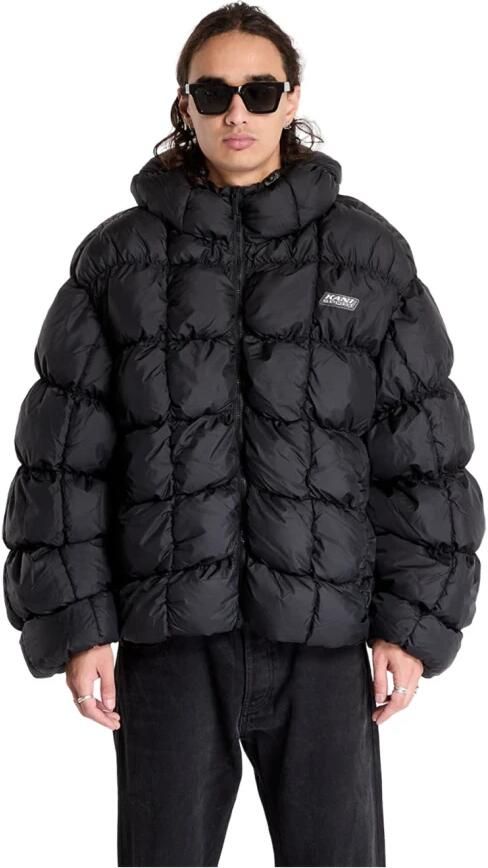 Karl Kani Sportieve Gewatteerde Pufferjas Zwart Black Heren