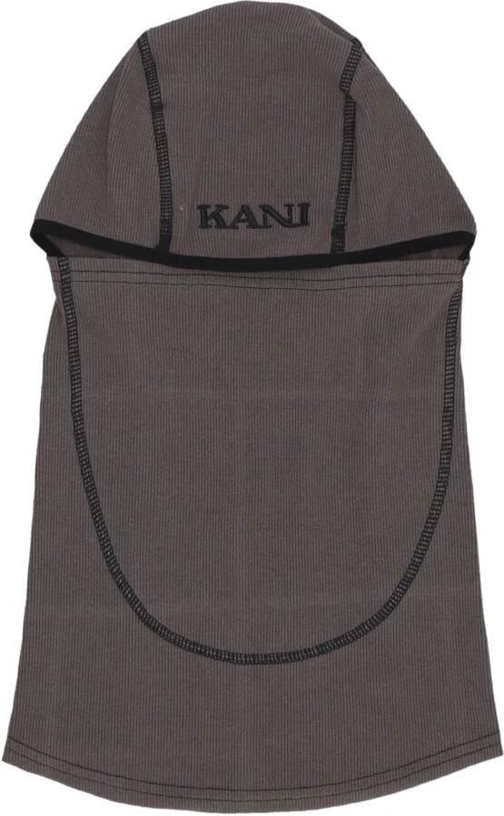 Karl Kani Retro Rib Balaclava Unisex Mutsen grijs Maat ONE SIZE Accessoires - Foto 6