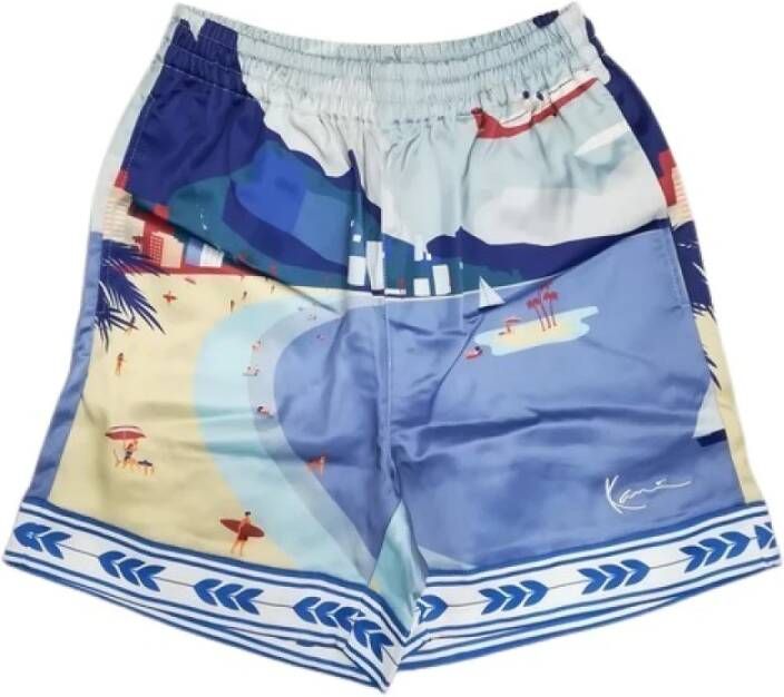 Karl Kani Resort shorts Blauw Heren