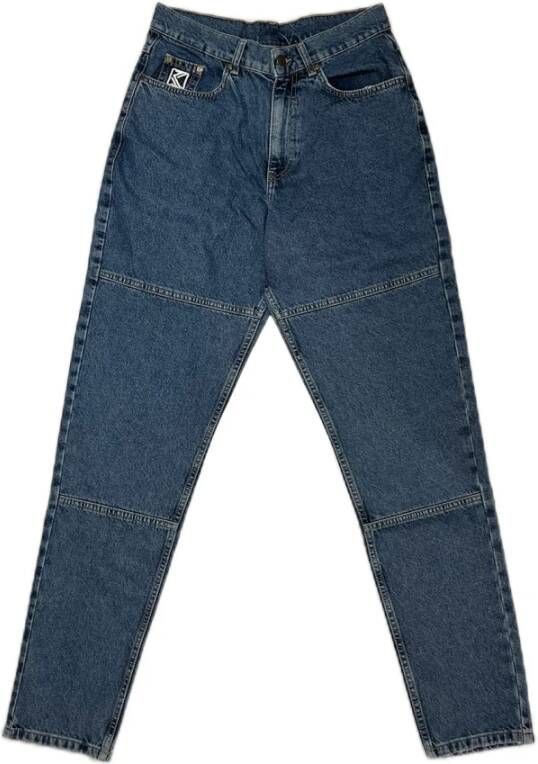 Karl Kani Retro Tapered Zak Denim Jeans Blauw Heren