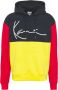 Karl Kani Kleur Blok Teddy Hoodie Multicolor Heren - Thumbnail 1