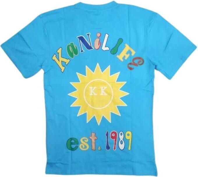 Karl Kani Turquoise Signature Tee Blue Heren