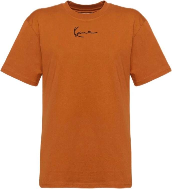 Karl Kani Essentiële Bruine Tee voor Mannen Brown Heren