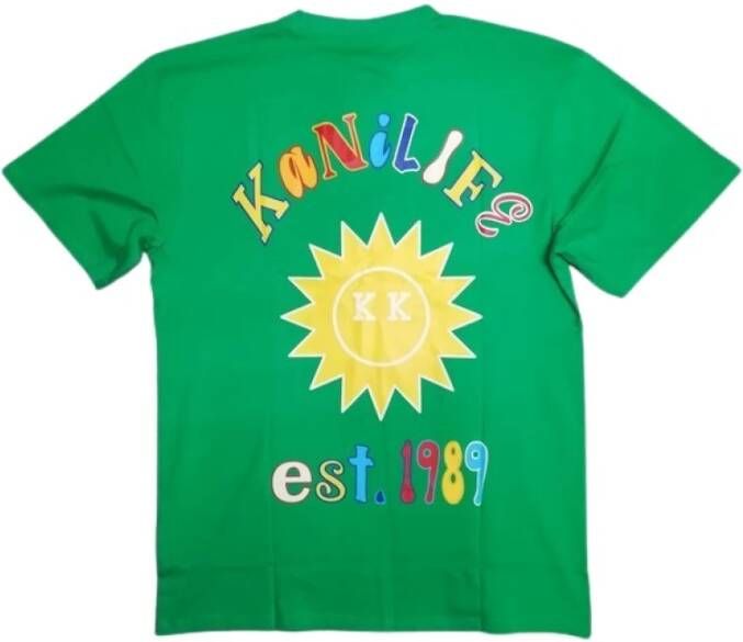 Karl Kani Groene Signature Kanilife Tee Green Heren