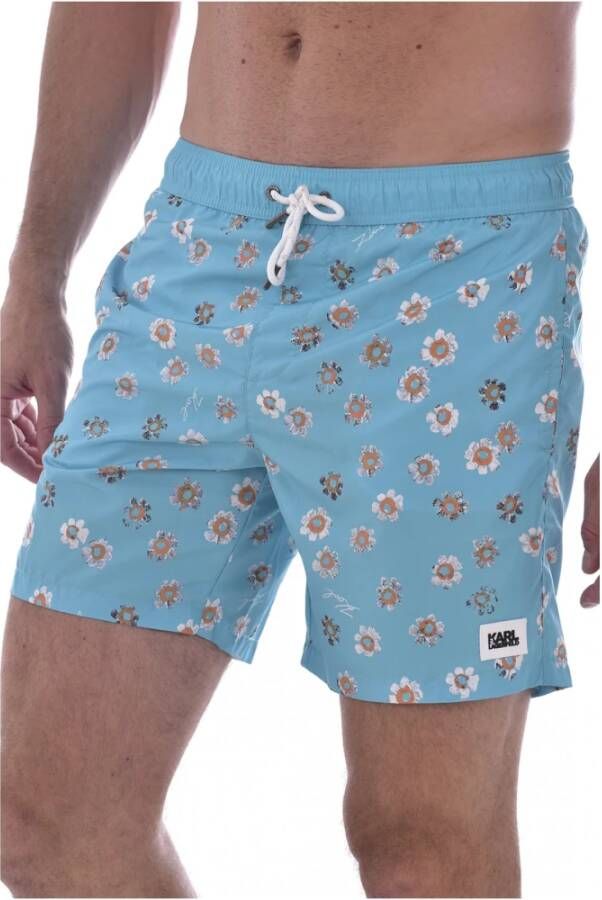 Karl Lagerfeld Bain -shorts Blauw Heren