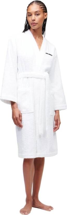 Karl Lagerfeld Bathrobe Ikonik 2.0 Wit Dames