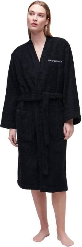 Karl Lagerfeld Bathrobe Ikonik 2.0 Zwart Dames