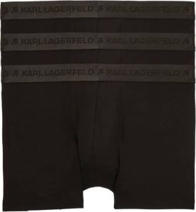 Karl Lagerfeld Ondergoed bodem multipack premium lyocell trunk set (pakket van 3) Zwart Heren