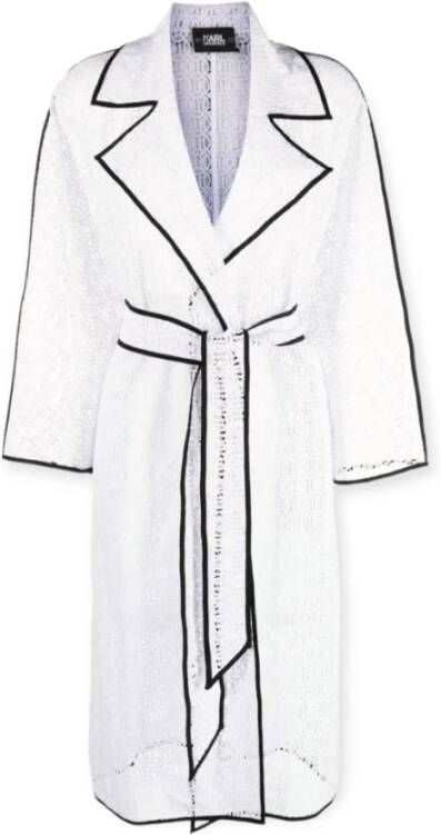Karl Lagerfeld Trenchcoat KL EMBROIDERED LACE COAT