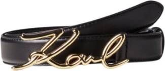 Karl Lagerfeld Riem met logo Black Dames