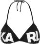 Karl Lagerfeld Dames Zwempak Lente Zomer Black Dames - Thumbnail 1