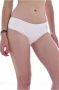 Karl Lagerfeld Witte strandkleding bikini-onderkant met contrastdetails White Dames - Thumbnail 1