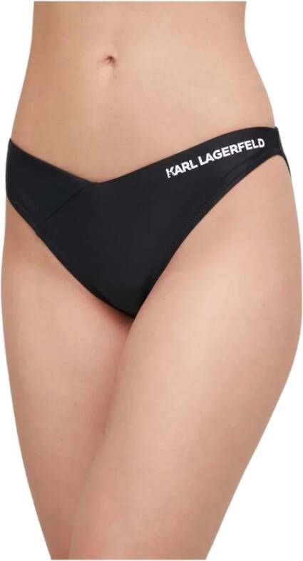 Karl Lagerfeld Kostuum v-vormige bikinibroekjes Black Dames