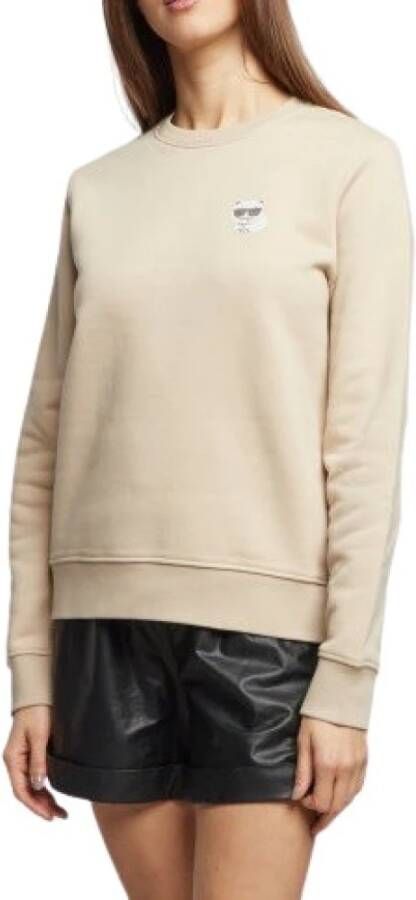 Karl Lagerfeld Sweatshirt Beige Dames