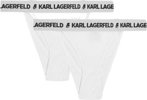 Karl Lagerfeld Bottoms Wit Dames