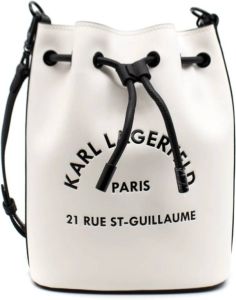 Karl Lagerfeld Bucket Bags Wit Dames