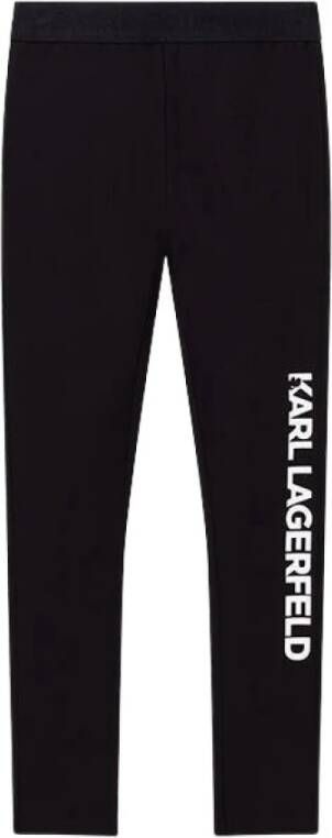 Karl Lagerfeld Kids Legging met logoprint Zwart - Foto 1