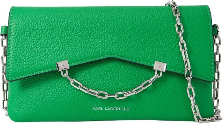 Karl Lagerfeld Crossbody bags K Seven 2.0 Mini Cb Leather in groen