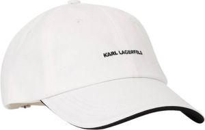 Karl Lagerfeld Essentiële monogramdop Wit Dames