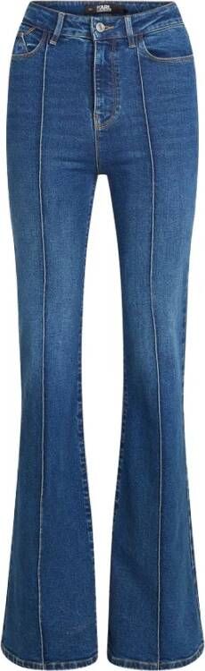 Karl Lagerfeld Flared Jeans Blauw Dames