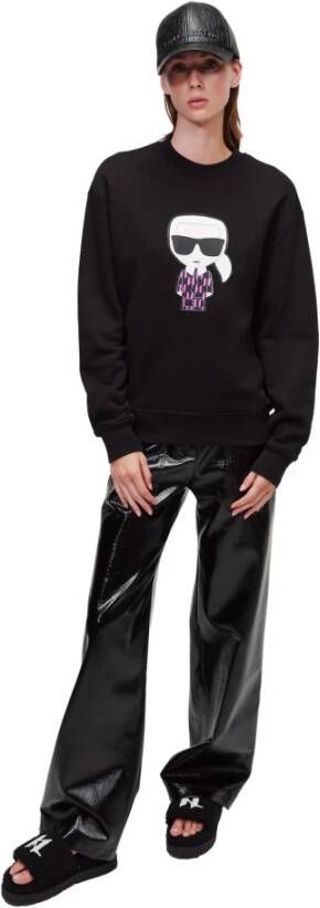 Karl Lagerfeld Ikonik sweatshirt Zwart Dames