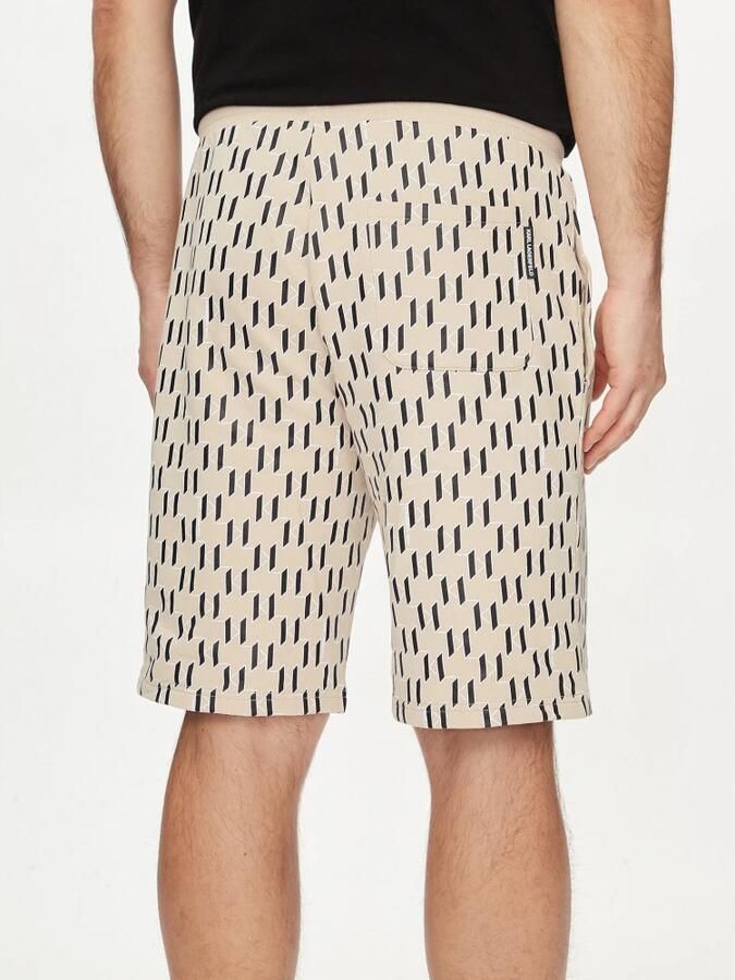 Karl Lagerfeld Regular fit sweatshorts met all-over labelprint - Foto 4