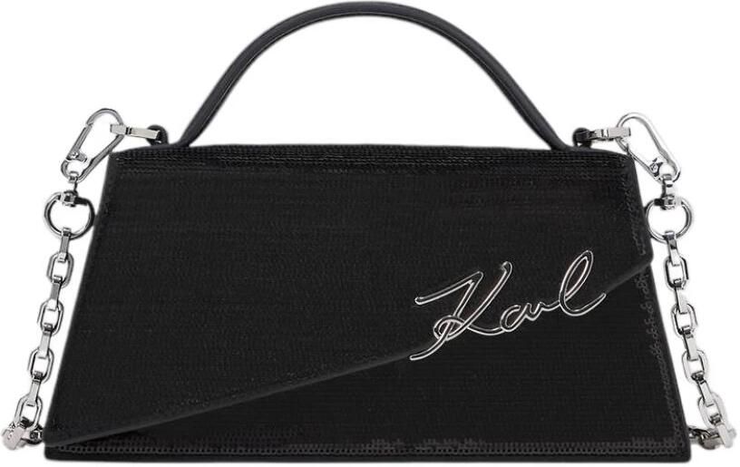 Karl Lagerfeld Crossbody bags K Signature Sp Slim Cb Seq in zwart - Foto 3