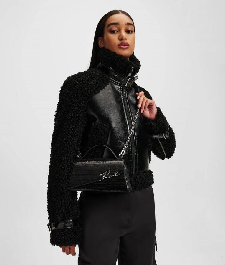 Karl Lagerfeld Crossbody bags K Signature Sp Slim Cb Seq in zwart - Foto 5