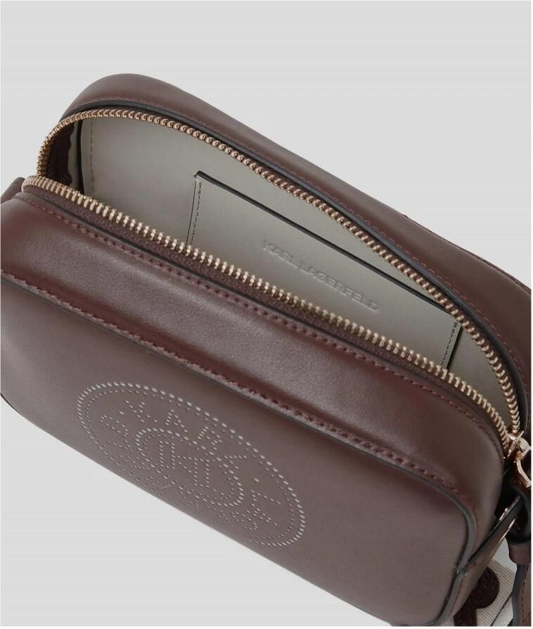 Karl Lagerfeld Crossbody bags K Circle Camerabag Perforated in bruin - Foto 7