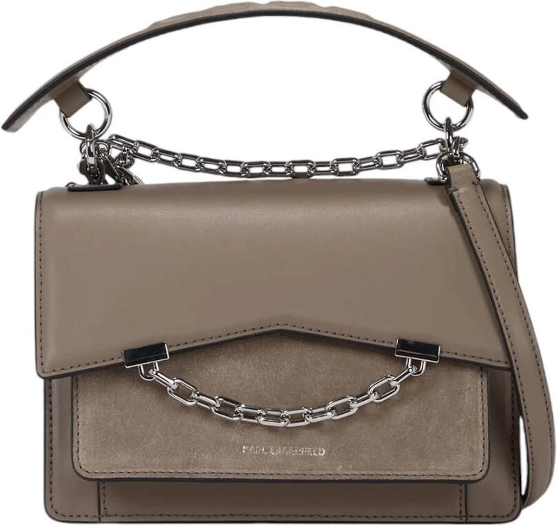 Karl Lagerfeld Crossbody bags K Seven Grainy Sp Sb Suede in taupe - Foto 5