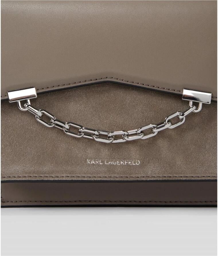 Karl Lagerfeld Crossbody bags K Seven Grainy Sp Sb Suede in taupe - Foto 7