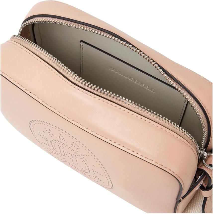 Karl Lagerfeld Crossbody bags K Circle Camerabag Perforated in poeder roze - Foto 3