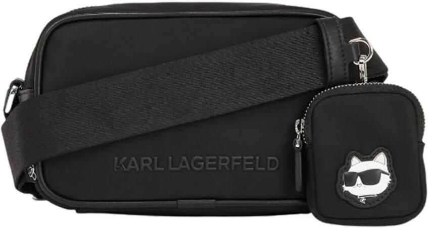 Karl Lagerfeld Crossbody bags Ikon Nylon Camera Bag in zwart - Foto 5