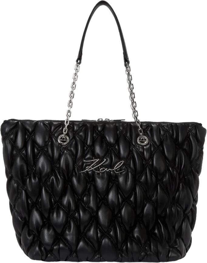 Karl Lagerfeld Shoppers & Totes K Signature Kuilt Tote in zwart - Foto 3